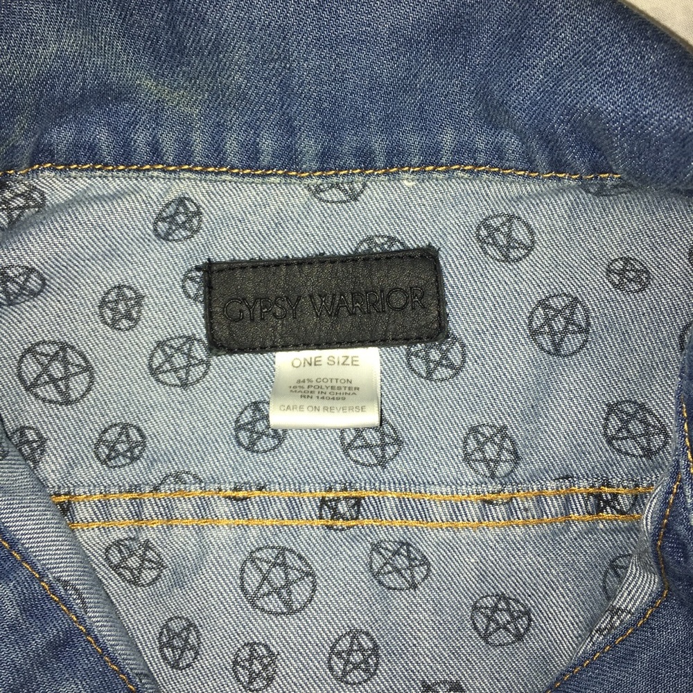 Gypsy warrior jean jacket - Picture 2 of 3